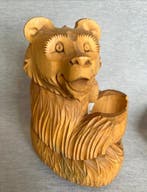 Div. fabr. - Snijwerk, Diverse houten dieren, hand snijwerk