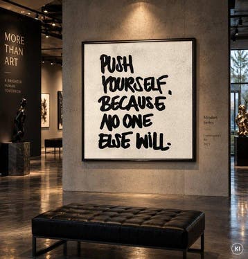Timo Wedell - The Motivation Mantra - XL - Street Pop Art