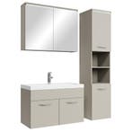 Badkamermeubel Set Paso 80 x 40 cm - Beige, Huis en Inrichting, Badkamer | Badkamermeubels, Verzenden, Nieuw