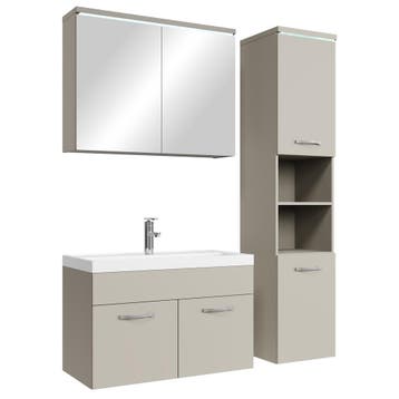 Badkamermeubel Set Paso 80 x 40 cm - Beige, Verzenden, Nieuw
