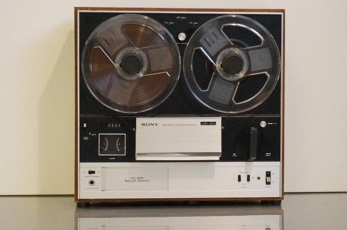 Sony - Handsome TC 355 Reel-to-reel deck 18 cm, Audio, Tv en Foto, Radio's