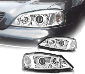 PHARES POUR OPEL ASTRA G 97-04 ANGEL EYES CHROMÉ, Verzenden