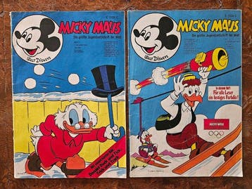 Micky Maus - 20 BD - édition allemande - 1972/1974, Livres, BD