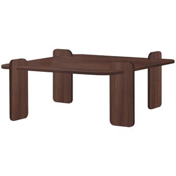 Evila Salontafel - Houtkleurig - Nieuw/Ongebruikt - Melamine, Verzenden, Nieuw, 100 tot 150 cm, Scandinavisch