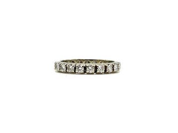 Zonder minimumprijs - Ring - 18 karaat Witgoud - 0.63ct. tw., Nieuw