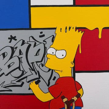 PAAPI (1986) - Naught Bart x Mondriaan, Antiek en Kunst
