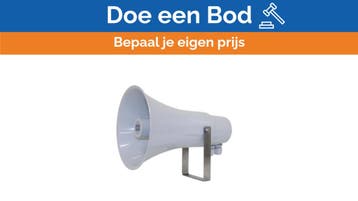 Bieden: Jagro 100V waterproof Horn Speaker, Ophalen of Verzenden, Nieuw