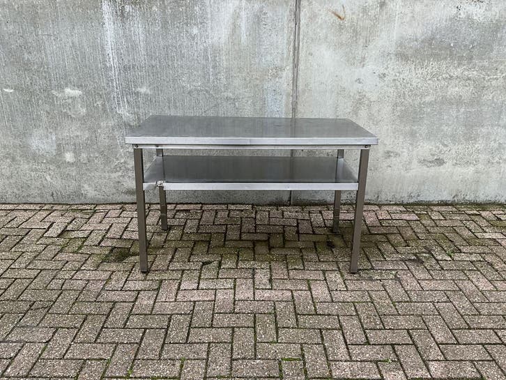 RVS Werktafel Tafel 140 cm, Articles professionnels, Horeca | Équipement de cuisine, Enlèvement ou Envoi