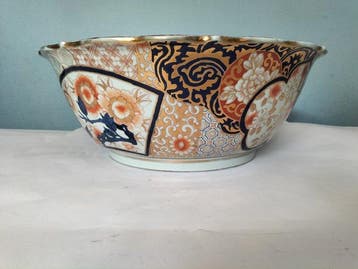 Kom - Ko-Imari- Arita Siglo XIX - Porselein - Gran Ponchero
