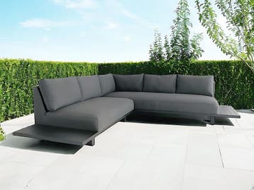 Flow. Emerald platform loungebank sooty |   Sunbrella | SALE, Nieuw