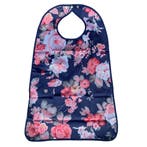 Wasbare slab volwassenen met opvangbak - Roze bloemen, Ophalen of Verzenden, Nieuw