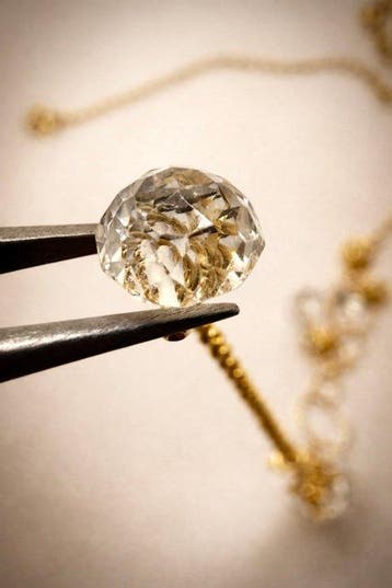 Zeer zeldzaam - Citrien Champagne - Zilver 925 - Certificaat, Verzamelen