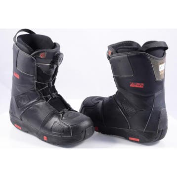 36,5 44 47,5 snowboard schoenen SALOMON SAVAGE RTL black/red, Sport en Fitness, Verzenden, Gebruikt