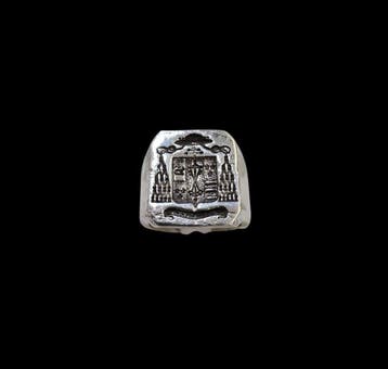 Zilver - Ring - Bisschoppelijk zegel XIXe eeuw