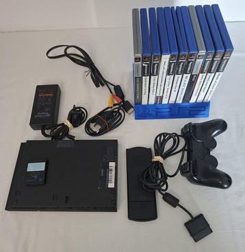 Sony - Playstation 2 (PS2) - Videogameconsole + games -, Nieuw