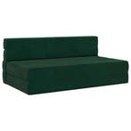vidaXL Opvouwbare Sofa Bed Matras Donkergroen 152 x 86,5 x, Verzenden, Nieuw