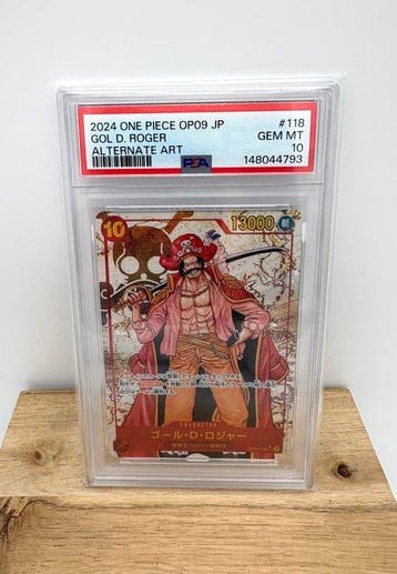 Bandai - 1 Graded card - One Piece - Gol D. Roger OP09-118