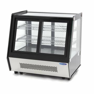 Luxe koelvitrine | 4 Schuifdeuren | 119 Liter Capaciteit |, Verzenden