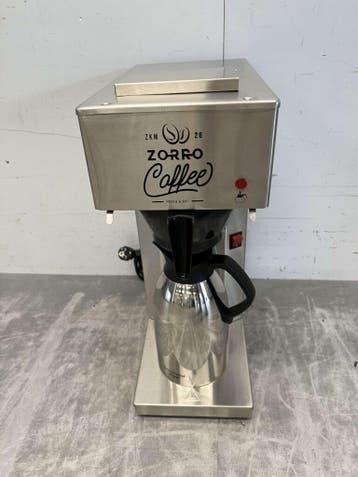 Machine à café Zorro en acier inoxydable Machine à café 230V, Verzenden, Nieuw in verpakking