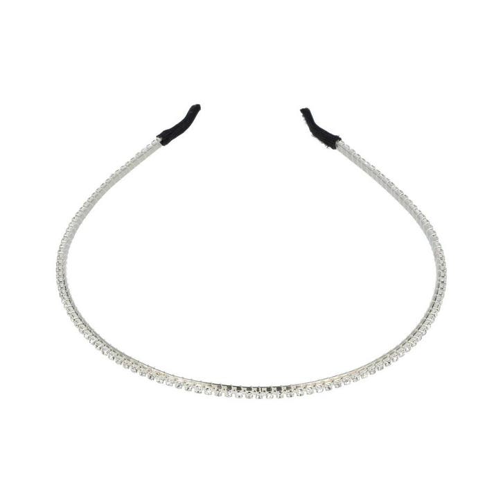 Haarband Diadeem 0,3cm – 1 Rij Strass Steentjes – Metaal –, Bijoux, Sacs & Beauté, Beauté | Soins des cheveux