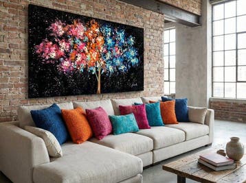 Monika Spiewak - Tree - Oil Painting Stretched On The Frame