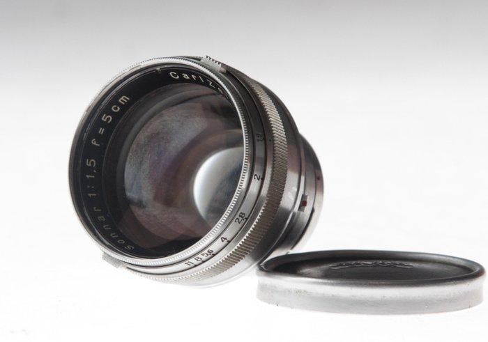 Carl Zeiss Jena Sonnar 1:1,5 f=5cm Prime lens, Audio, Tv en Foto, Fotocamera's Analoog