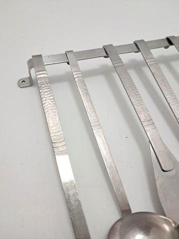 Sola - Étagère murale (9) - Acier inoxydable - Set de