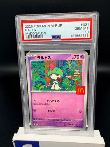Pokémon - 1 Graded card - Ralts - 021/M-P - PSA 10 -