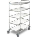 Serveerwagen | RVS | 5 Niveaus (800x500) | Zware Belasting, Verzenden, Nieuw in verpakking