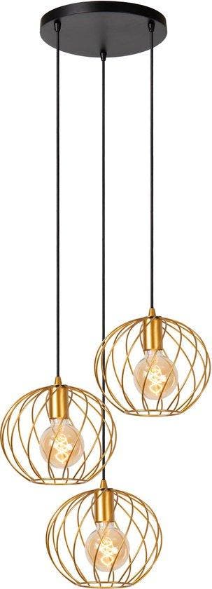 2dekans | Lucide DANZA - Hanglamp - Ø 50 cm - 3xE27 - Mat, Huis en Inrichting, Ophalen of Verzenden, Nieuw