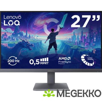 Lenovo LOQ 27-10 27  Full HD 200Hz IPS Gaming Monitor, Verzenden