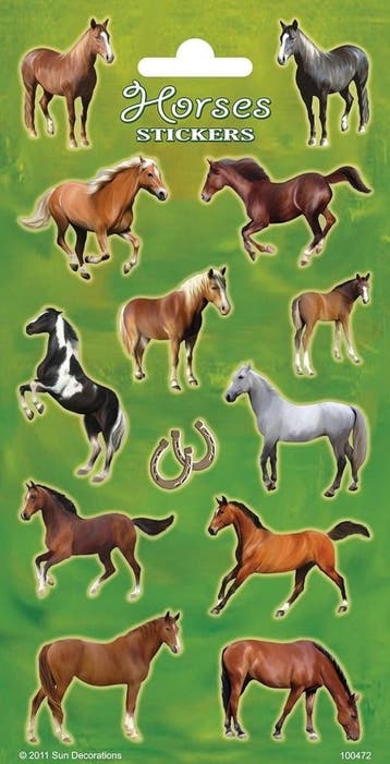 Groene Paarden Stickers, Verzenden