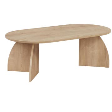 Evila Modern Coffee Table, Sapphire Oak, 120 X 60 X 40 Cm, Verzenden, Nieuw, 50 tot 100 cm, Scandinavisch