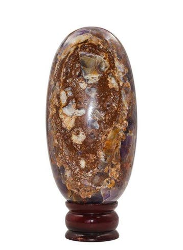KAMR GEM | Gigantische A++ Chevron Amethyst Shiva Lingam -