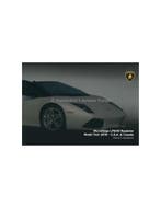 2007 LAMBORGHINI MURCIELAGO LP-640 INSTRUCTIEBOEKJE ENGELS.., Ophalen of Verzenden