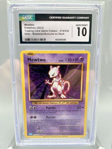 Pokémon Graded card - Mewtwo - CGC 10 - Various sets, Nieuw