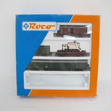 Roco H0 - 44023 - Ensemble de wagons de marchandises pour, Hobby en Vrije tijd, Nieuw