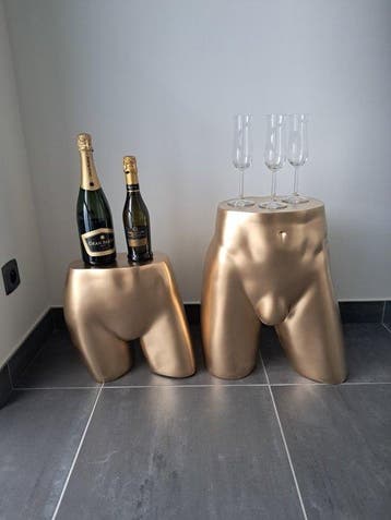 hans boodt - Set bijzettafels (2) - Hars, Polyester, Antiek en Kunst
