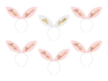 Haarbanden Bride Babes 6st, Verzenden, Nieuw