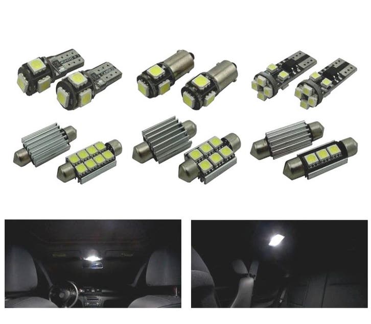 Kit 8 Ampoules Led Intérieur Pour Bmw Série 1 F20 F21 Berlin, Auto-onderdelen, Verlichting, Verzenden