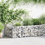 vidaXL Gabion plantenbak 180x90x50 cm gegalvaniseerd staal, Jardin & Terrasse, Clôtures de jardin, Verzenden