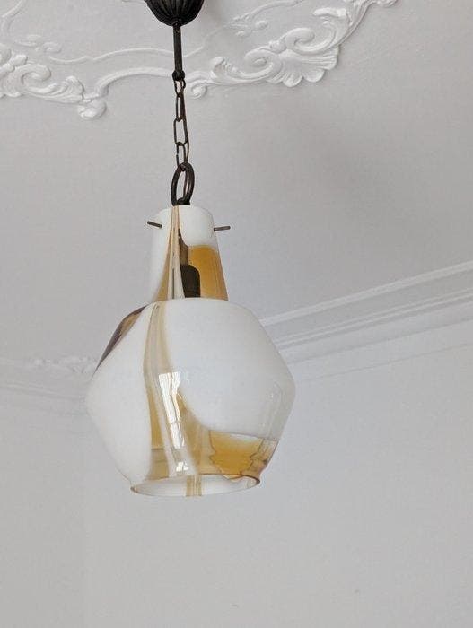 Lampe à suspendre - Verre - Verre de Murano, Antiek en Kunst, Antiek | Verlichting