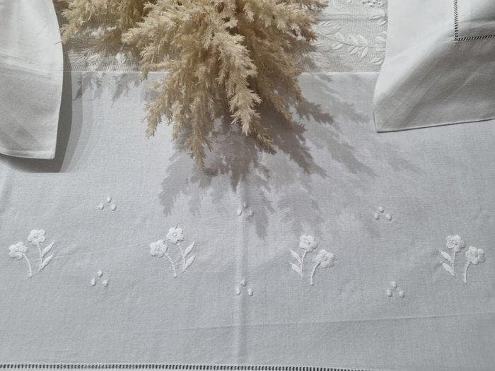 Laken - 280 cm - 270 cm, Antiquités & Art, Tapis & Textile