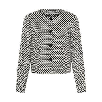 Marc Aurel • jasje met jacquardpatroon • 36, Kleding | Dames, Marc Aurel, Verzenden, Wit, Nieuw