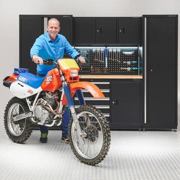 Datona Werkbank 120 cm met gereedschapskast, smalle, Ophalen of Verzenden