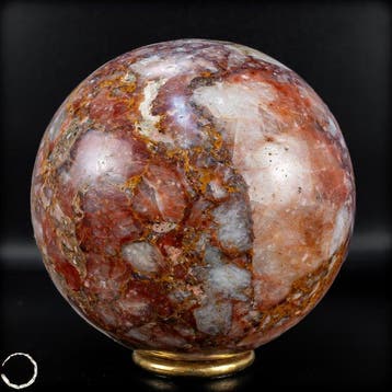 Natuurlijke eerste kwaliteit luipaardjaspis Sphere- 1893.93