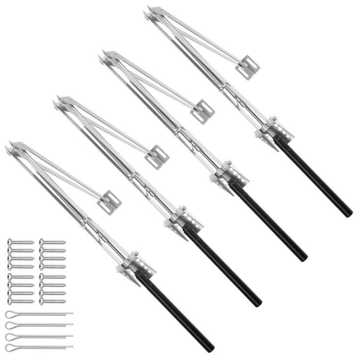 tectake Automatische raamopener voor broeikas - Set van 4, Tuin en Terras, Kweekspullen, Verzenden