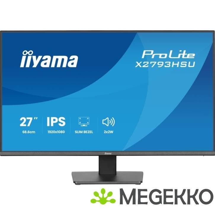 Iiyama ProLiteX2793HSU-B1 27  Full HD 120Hz IPS Monitor, Computers en Software, Overige Computers en Software, Nieuw, Verzenden