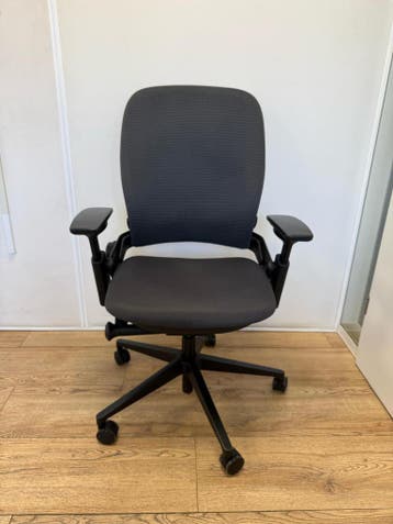 Steelcase Leap V2 Full Option Antraciet - Ergonomische Stoel, Verzenden, Bureaustoel