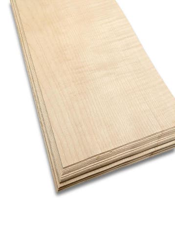 Esdoorn fineer | 31 vellen | 190x19 cm, Verzenden